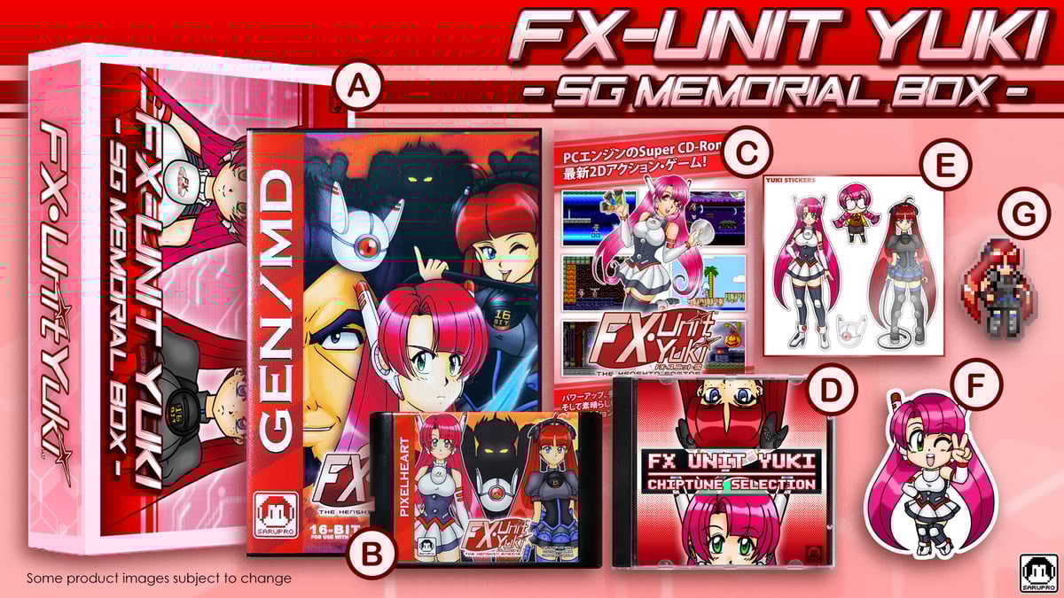 YUKI 完全数量限定BOX『LETTERS FROM ME』 Fx Unit Yuki - SG Memorial Box- MD/Genesis Pre-order | Sarumaru